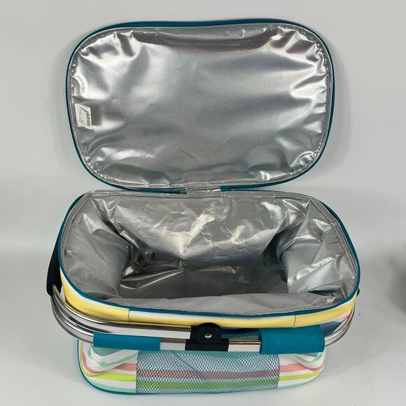 Sun Squad Soft Insulated Cooler 36 Cans Target Exclusive Retired Picnic Basket - Picture 4 of 9